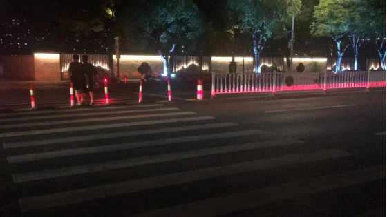 深圳豐上光電智能斑馬線預警系統(tǒng)又在一個城市落地啦！